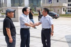 铜山区区长高建民一行实地考察调研我院新院迁建工程